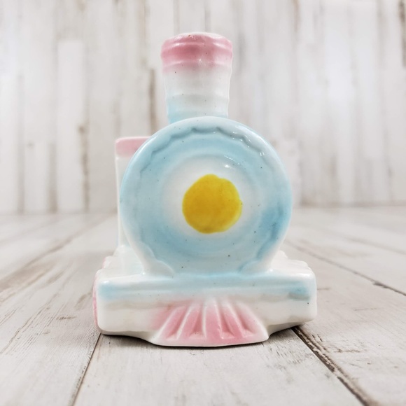 Vintage Inarco Japan Planter Baby Ceramic Train - Picture 3 of 7